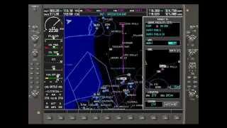 G1000 GPS Navigation Direct To VNAV Flight Path Angle