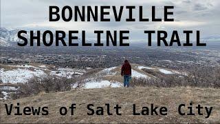 Bonneville Shoreline Trail above Salt Lake City