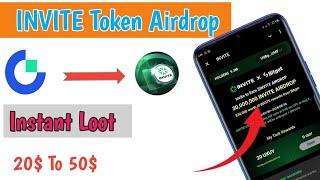 Invite Token Airdrop  New Invite Token Loot  Bitget Invite Token  Gate Io Invite Token