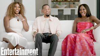 Will Smith Serena Williams and Venus Williams Break Down King Richard  Entertainment Weekly