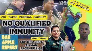 SCOTTY SCHEFFLER COP ARRESTED ON THEFT CHARGES + BAD COPS FACE JUSTICE WITHOUT QUALIFIED IMMUNITY