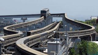 japans monorail track switchinghd