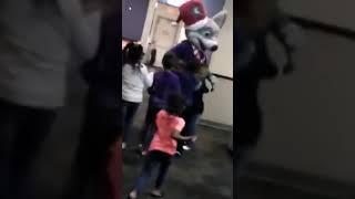 Stealing a HUG from the Chuck E Cheese Mouse
