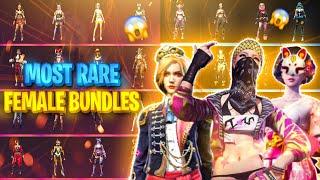 ALL FEMALE BUNDLE IN FREE FIRE FEMALE BUNDLE COLLECTION FREE FIRE ALL FEMALE DRESS 2021  KMC RIDER