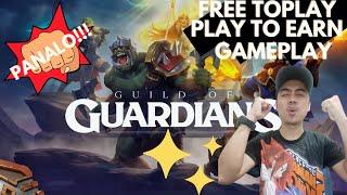 Guild of Guardians Upcoming Free to Play Play to Earn Game Mobile Review Gameplay Tagalog