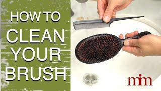 Boar Bristle Brush Care  How to Clean Your Boar Bristle Brush  Morrocco Method