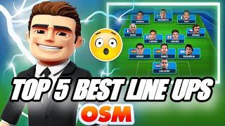 TOP 5 Best Formations to use in Online Soccer Manager OSM