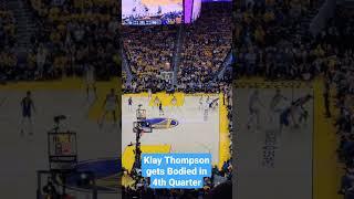 #KlayThompson gets Bodied at the #ChaseCenter #Game6 #NBAPlayoffs by #SacramentoKings