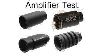 Airsoft Amplifier Test Skull Frog K-Tech and Slong on a GBB and S-AEG sound comparasation