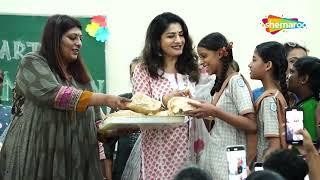 Raveena Tandon Join A Menstrual Hygiene & Sanitary Pad Distribution Programme #raveenatandon