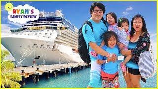 Were going on a Cruise Family Fun Vacation Trip with Ryans Family Review