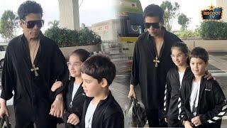 Karan Johar Is Jetting Off On A Holiday With His Kids