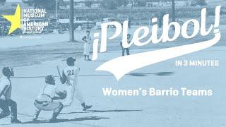 Womens Barrio Teams  ¡Pleibol In 3-minutes