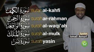 Al-Kahfi Ar-Rahman Al-Waaqiah Al-Mulk Yasiin  Ismail Ali Nuri  Tadabbur Daily