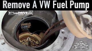 How To Remove A VW Fuel Pump  Salvage Yard Tips