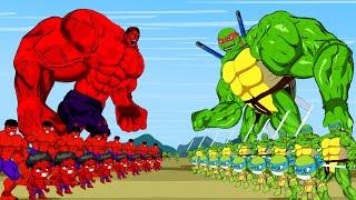 HULK vs TEENAGE MUTANT NINJA TURTLES Mutant Mayhem- Rescues Ninja Turtles Baby