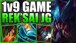 HOW TO PLAY REKSAI JUNGLE & COMPLETELY TAKE OVER THE GAME 1v9 - Gameplay Guide League of Legends