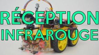 Robot Arduino Réception de données par infrarouge  HD Français