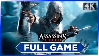 Assassins Creed 1 Gameplay - Full Game - No Commentary PC 4K 60FPS