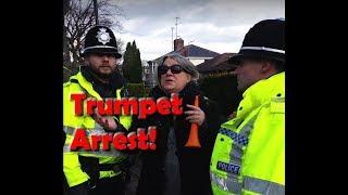 SY Police Arrest Woman for Blowing Trumpet at Sheffield Trees Felling Protest