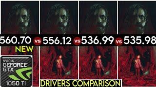 Nvidia Drivers V 560.70 vs V 556.12 vs V 536.99 vs V 535.98 - ft. GTX 1050 Ti