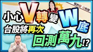 【小心V轉變W底 台股將再次回測萬九?】2024.08.07字幕版