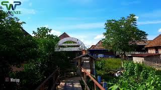 Jembatan besi Desa Kangkung- kangkung Ilir  Ngiramku di tiyuh