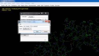 BioLuminate - Identifying Large Scale Motions Low Normal Mode Analysis