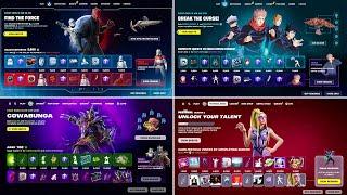 Evolution of Event Battle Pass in Fortnite Chapter 3 Season 3 - Chapter 5 Season 1