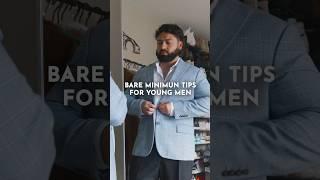 Bare Minimum Tips For Young Men #lifeadvice #advice #motivation #menslifestyle