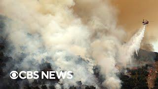 California battling over 20 wildfires amid historic heat wave