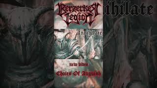 BERZERKER LEGION - Choirs Of Anguish Official Lyric Video #listenablerecords #berzerkerlegion