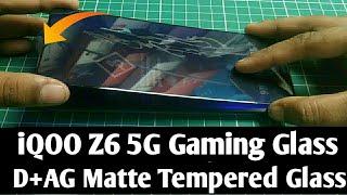 iQoo Z6 5G D+AG Matte Tempered Glass Best Gaming Temperd Glass for IQoo Z6 5G