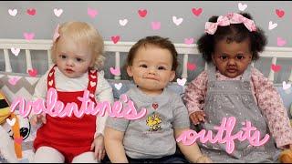 Dressing my Reborn Babies for Valentines Day  Kelli Maple