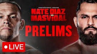 Nate Diaz vs Jorge Masvidal UNDERCARD LIVE