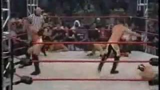 Hurricanrana and spinning neckbreaker - Sonjay Dutt