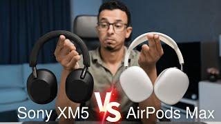 ابل ايربودز ماكس ضد سوني اكس ام ٥  Sony Wh-1000 XM5 VS Apple AirPods Max