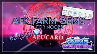 How To AFK Farm Gems FAST +Macro File  Anime Vanguards