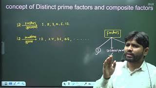 Day-01 #Distinct primeTotal prime and Composite factors #ssc #cds #rly by pk sir