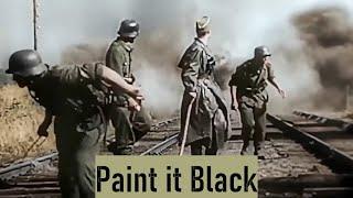 The Rolling Stones - Paint it Black - rare WW2 combat footage