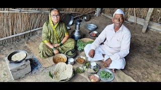 आईनी दुपारच्या जेवणात काय काय बनवलंय Village Lunch  Tatyacha Mala