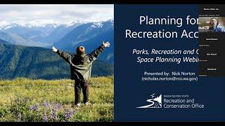 Planning for Recreation Access PRA - Comprehensive Plan Overview