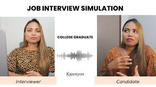 Mock Call Center Job Interview  Fresh Graduate Newbie