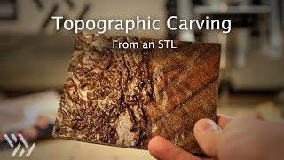 Carving a Topographic Map of Colorado from an STL - #131 CNC