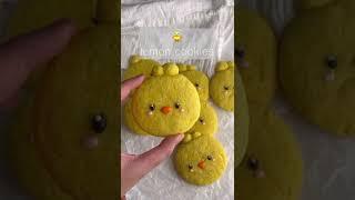 Adorable Chick Shaped Lemon Cookies