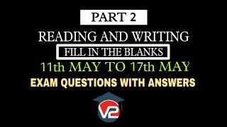 PTE READING AND WRITING FILL IN THE BLANKS  V2 PTE ACADEMIC  MAY 2022