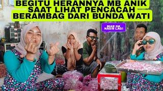 BEGITU HERAN NYA MB ANIK SAA LIHAT ALAT PENCACAH BERAMBAG DARI BUNDA WATI