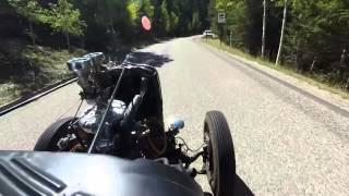 Ed & his supercharged 34 Ford - 2014 Hot Rod Hill Climb