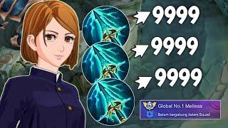 MELISSA BRUTAL DAMAGE WITH SKY PIERCER  BEST BUILD MELISSA  MELISSA ROAD TO GLOBAL 1