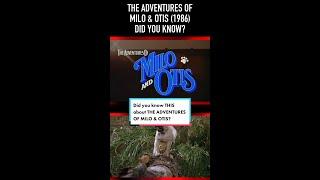 Did you know THIS about THE ADVENTURES OF MILO & OTIS?